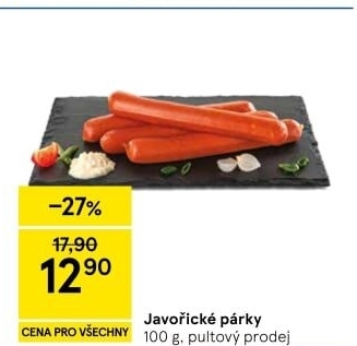 Párky javořické