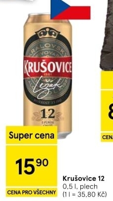 Pivo světlý ležák Královský 12° Krušovice