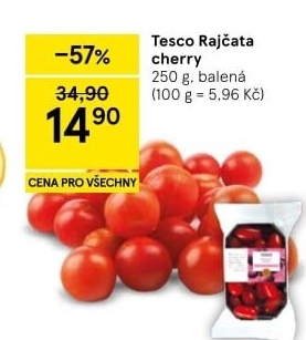 Rajčata cherry Tesco