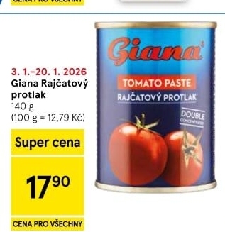 Rajčatový protlak Giana