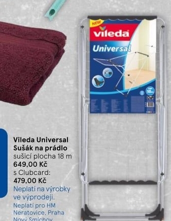 Sušák na prádlo Universal Vileda