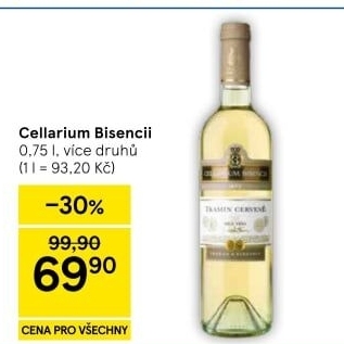 Vína Cellarium Bisencii Zámecké vinařství Bzenec