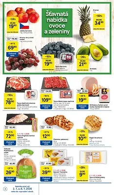 akční leták Tesco 2.1.2026-6.1.2026