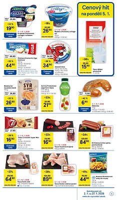 akční leták Tesco 2.1.2026-6.1.2026