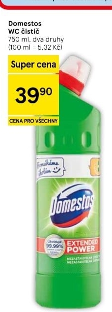 Čistič WC gelový Domestos