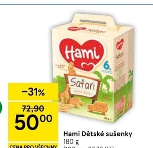 Dětské sušenky Hami