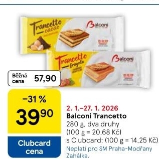 Dezert Trancetto Balconi