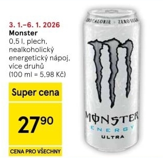 Energetický nápoj Monster Energy