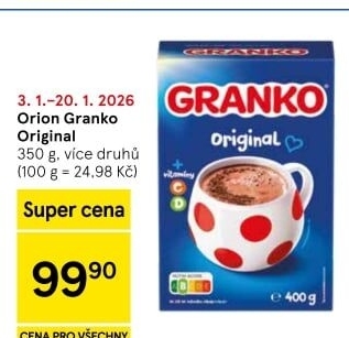 Instantní kakao Granko Orion