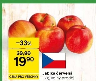 Jablka červená