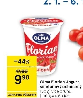 Jogurt smetanový Florian Olma