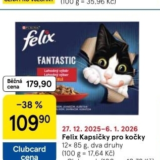 Kapsičky pro kočky Felix Purina