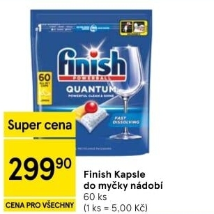 Kapsle do myčky Finish