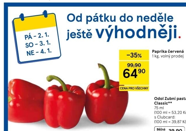 Paprika červená