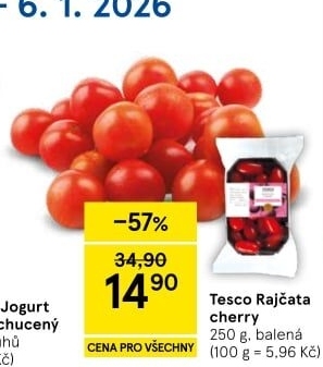 Rajčata cherry Tesco