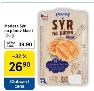 Sýr na pánev Madeta