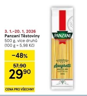Těstoviny Panzani
