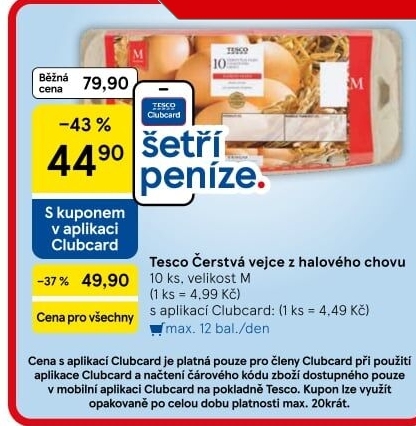 Vejce M Tesco
