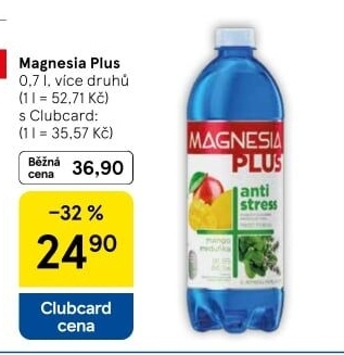 Voda ochucená plus Magnesia