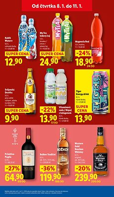 akční leták Lidl 8.1.2026-11.1.2026