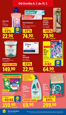 akční leták Lidl 8.1.2026-11.1.2026