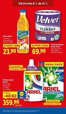 akční leták Lidl 8.1.2026-11.1.2026