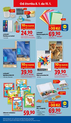 akční leták Lidl 8.1.2026-11.1.2026