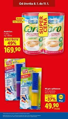 akční leták Lidl 8.1.2026-11.1.2026
