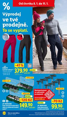 akční leták Lidl 8.1.2026-11.1.2026