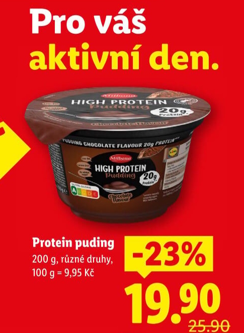 Dezert pudink High protein Milbona