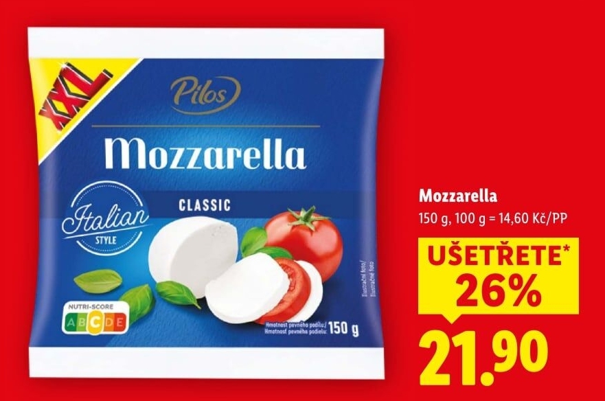 Sýr Mozzarella Pilos