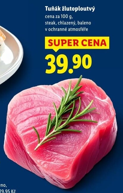 Tuňák žlutoploutvý steak