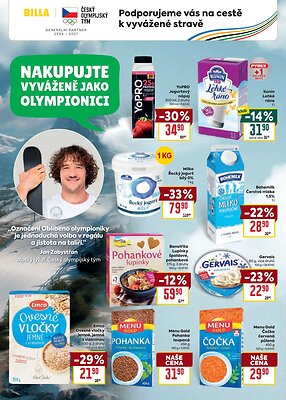 akční leták BILLA 2.1.2026-6.1.2026