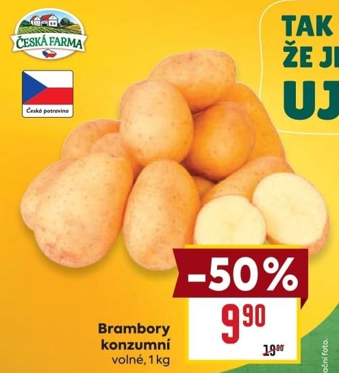 Brambory konzumní Česká farma
