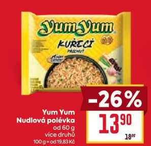 Instantní polévka YumYum