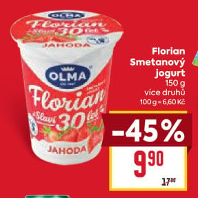 Jogurt smetanový Florian Olma