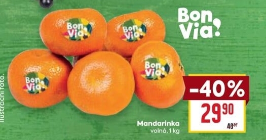 Mandarinky Billa Bonvia