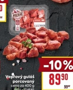 Maso na guláš vepřové Vocílka