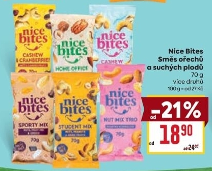 Mix ořechů a ovoce Nice Bites