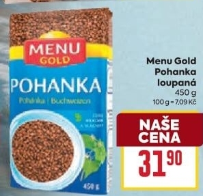Pohanka Menu Gold
