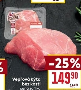 Vepřová kýta bez kosti Vocílka