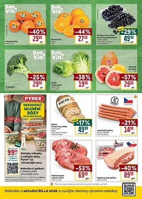 akční leták BILLA 2.1.2026-6.1.2026
