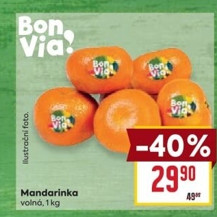 Mandarinky Billa Bonvia