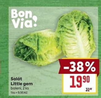 Salát little gem Billa Bonvia