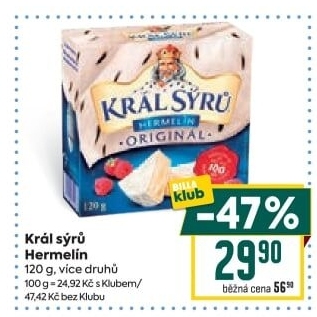 Sýr Hermelín Král sýrů