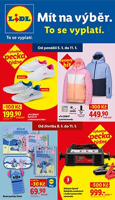 akční leták Lidl 5.1.2026-11.1.2026