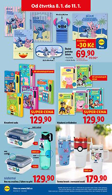 akční leták Lidl 5.1.2026-11.1.2026