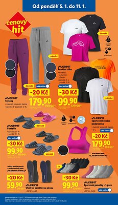 akční leták Lidl 5.1.2026-11.1.2026
