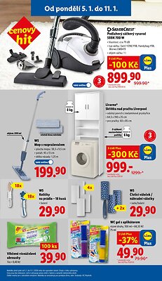 akční leták Lidl 5.1.2026-11.1.2026