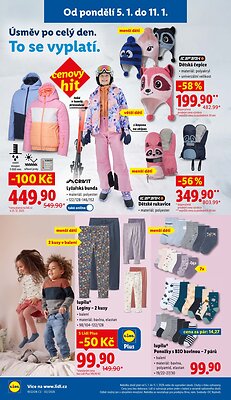 akční leták Lidl 5.1.2026-11.1.2026